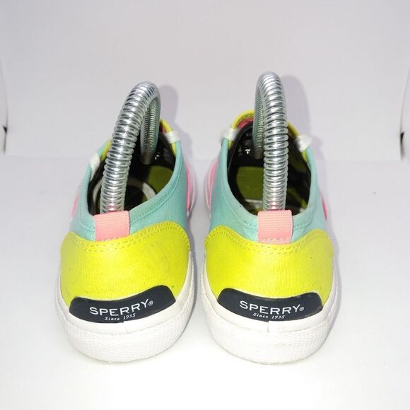 Sperry Top Sider Pier Wave CVO Boat Shoes Youth Girls Size 3 M‎ Multicolor - Picture 4 of 8